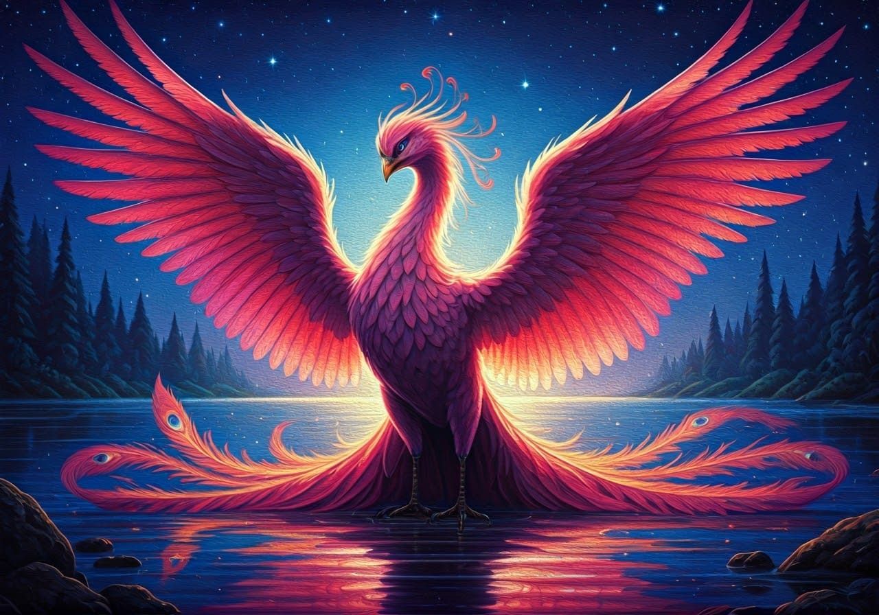 The pink phoenix