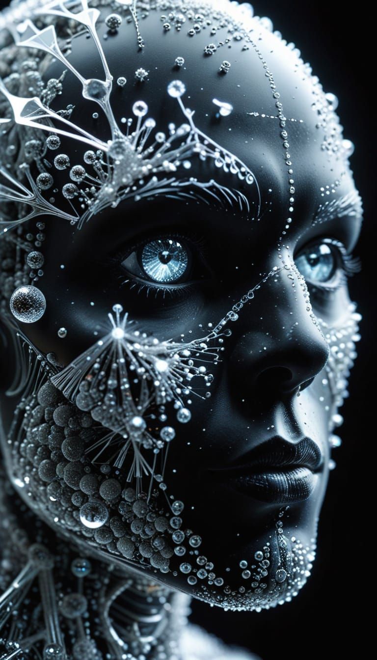 Crystalline Face: An Organofuturistic Vision