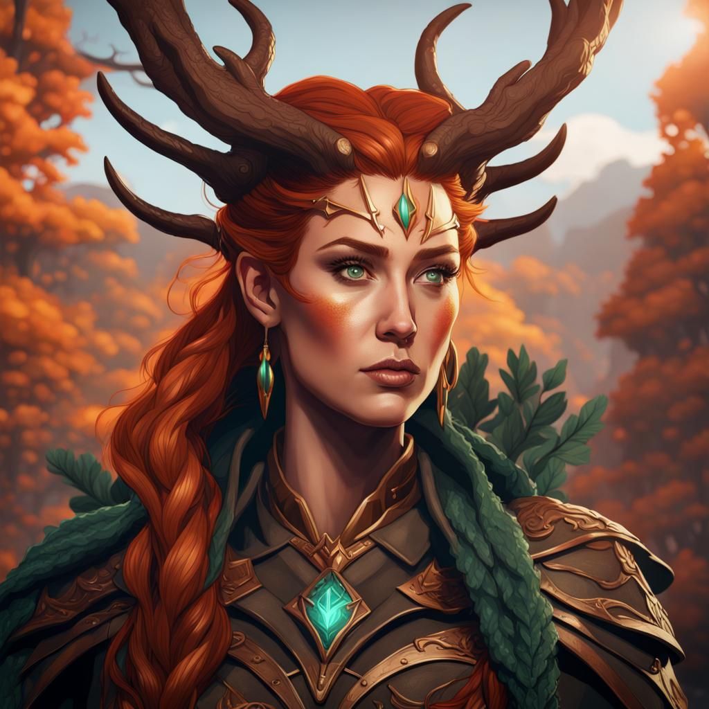 Keyleth Portrait: Fantasy Concept Art in 8k