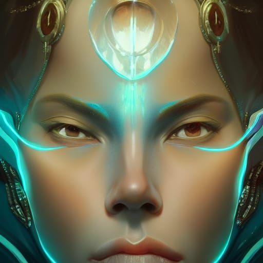 Blind Queen of Atlantis Portrait