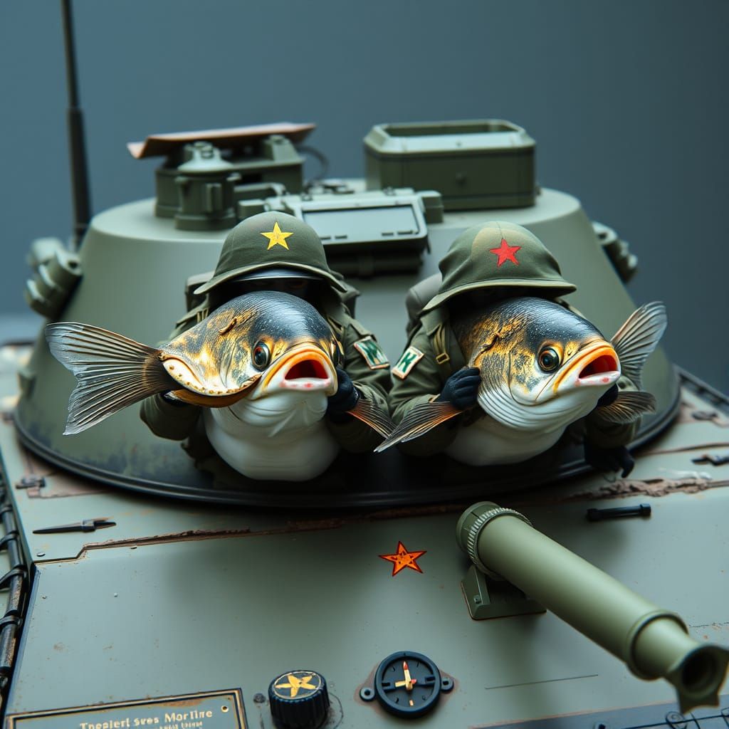 Two fish in a tank. One says to the other, "I don't know how to drive this thing."