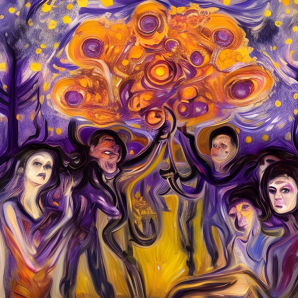 Surreal Bone Crusher Dance Brawl: Post-Impressionist Paintin...