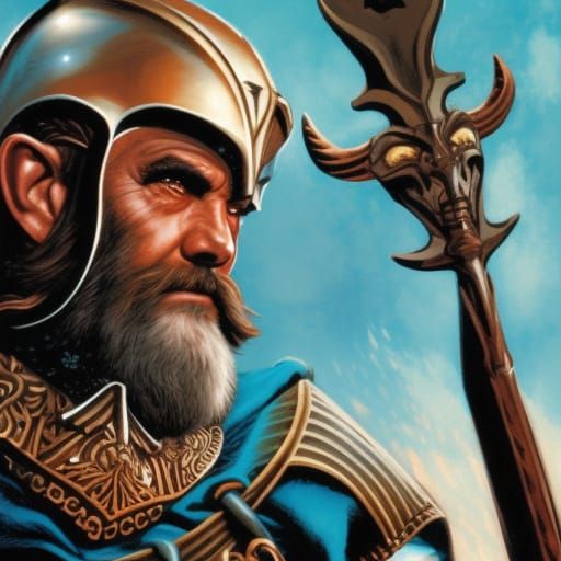 Sean Connery as Odin in Comic Book Art