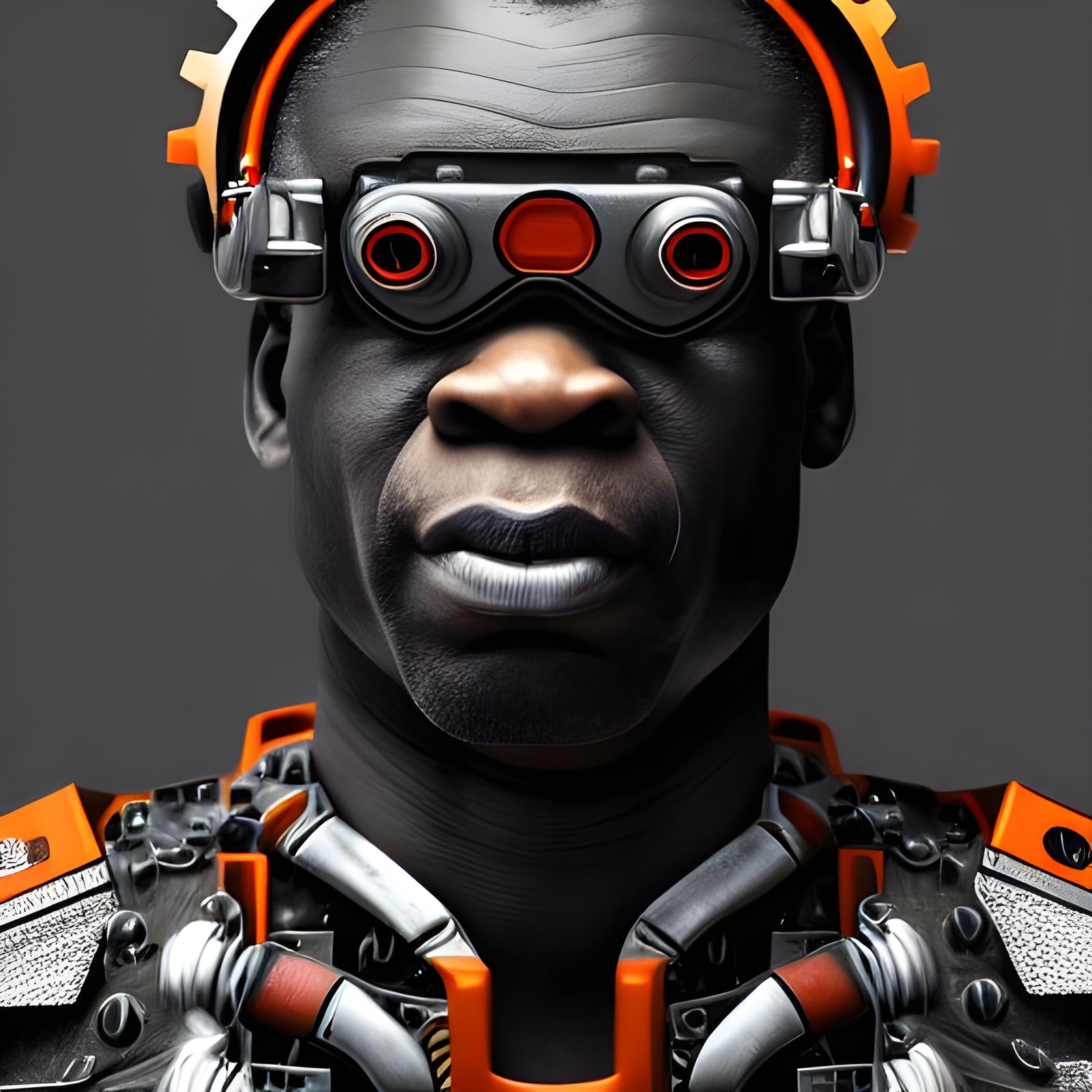 Dikembe Mutombo as Armored Dieselpunk Warrior