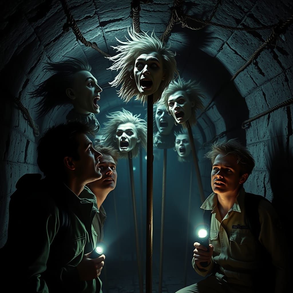 Ghostbusters Discover Macabre Scene in Abandoned Subway