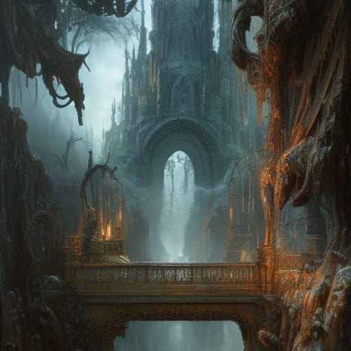 Jadis the Witch and Ginarrbrik: A Narnia Scene