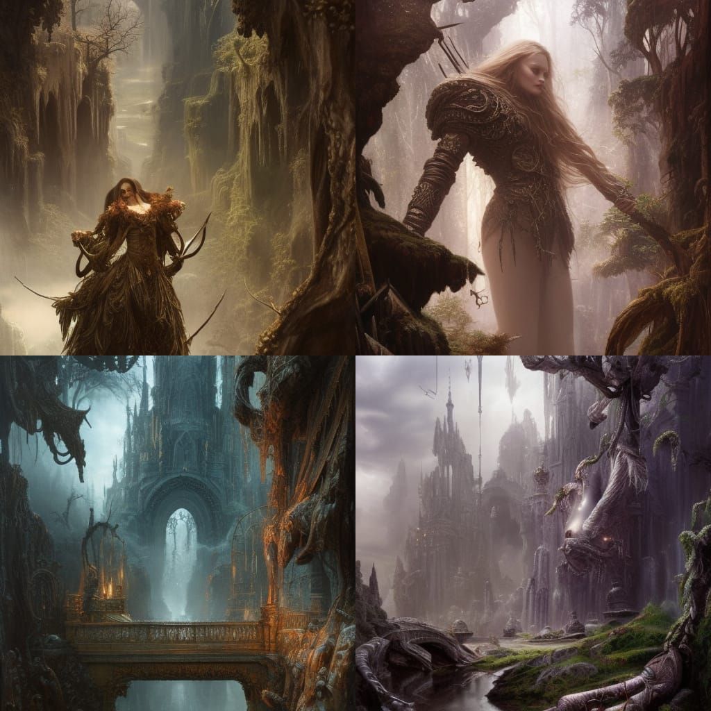 Jadis and Ginarrbrik: Chronicles of Narnia