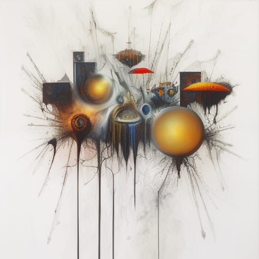 Surreal Dream Hat in Contemporary Art Style
