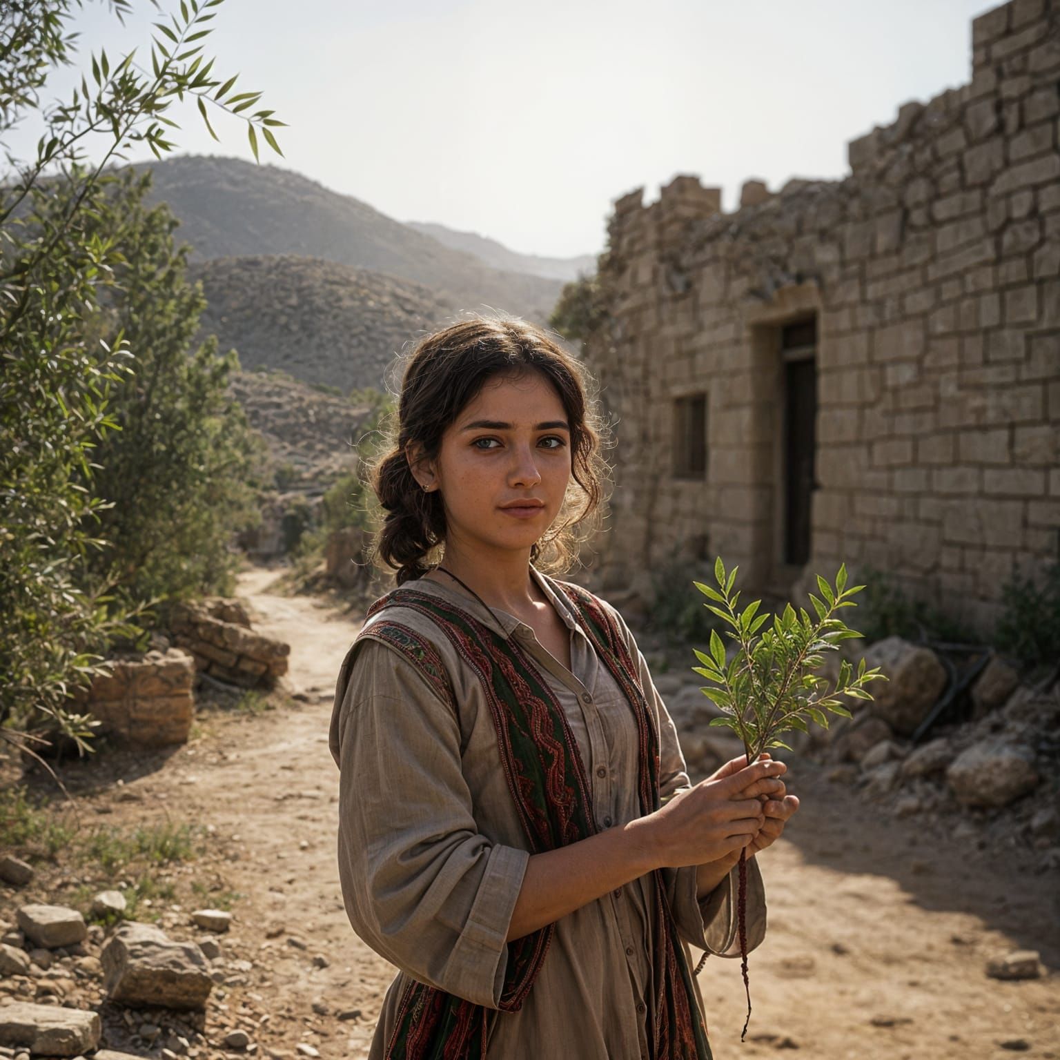 Ancient Landscapes in Muted Earth Tones