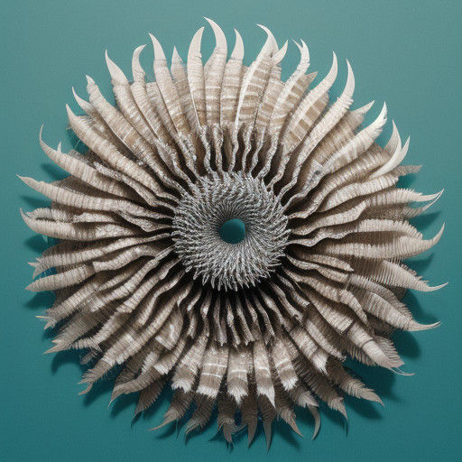 Whimsical Creature in Vibrant Feathers