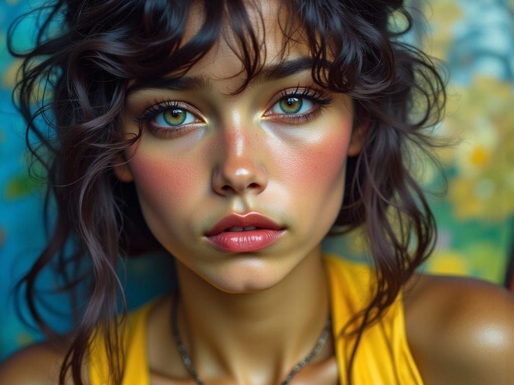 Expressive Mixed Race Woman in High Definition