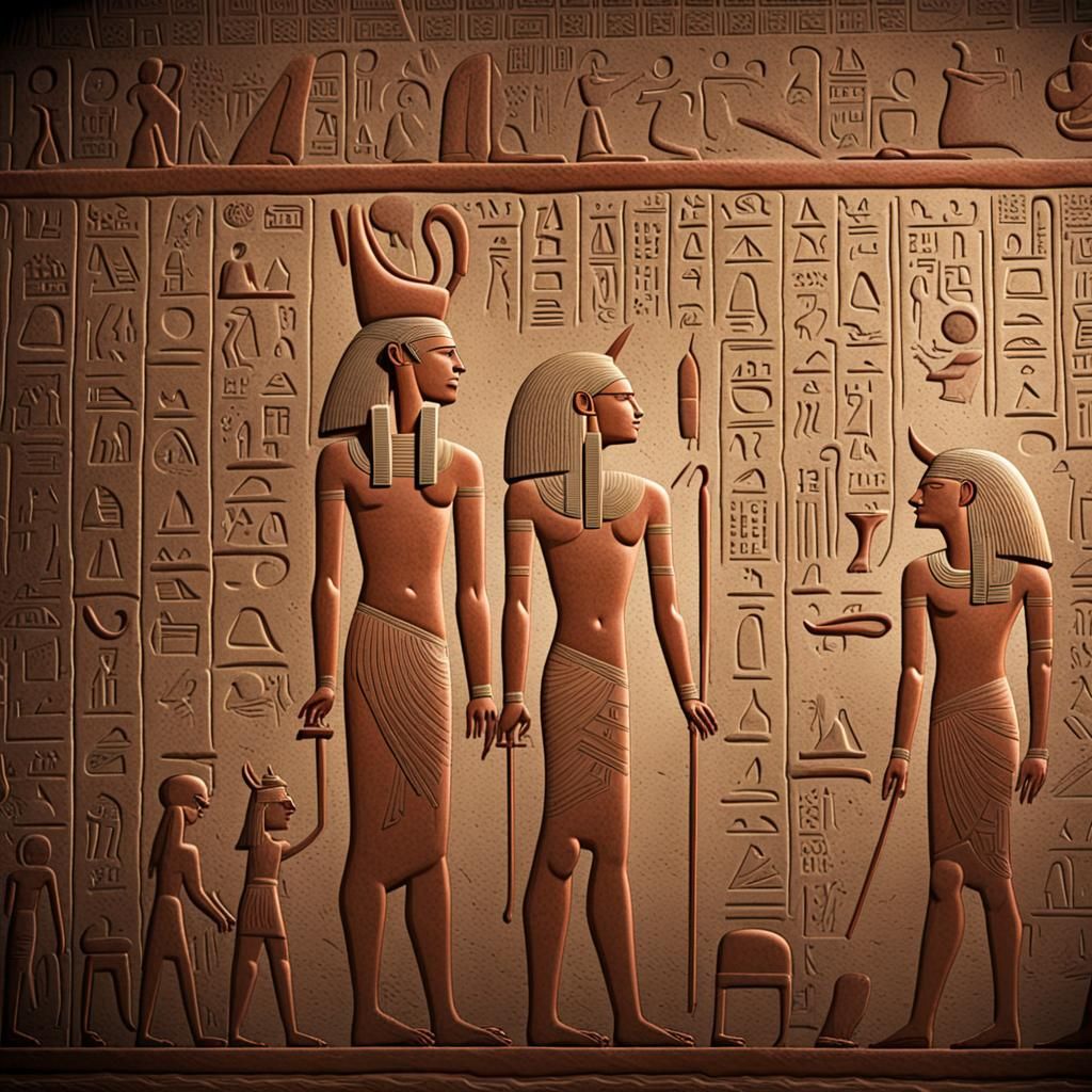 Glowing Hieroglyphs Spread a Deadly Curse