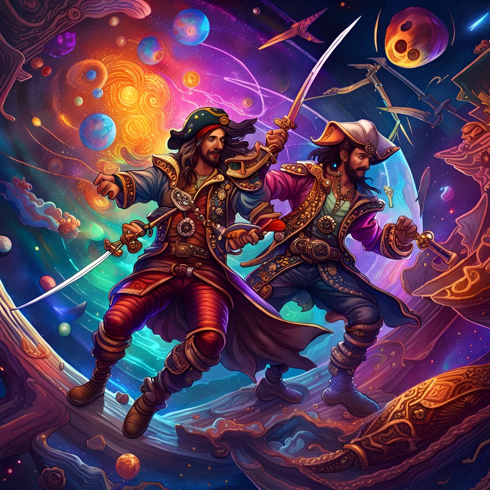 A swashbuckling adventure in space