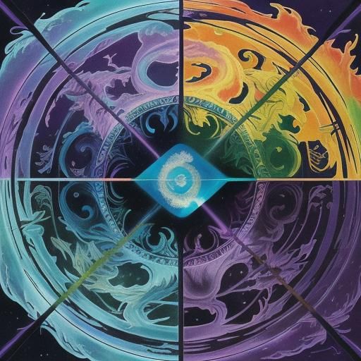 Ophanim Dragon in Japanese Anime Style