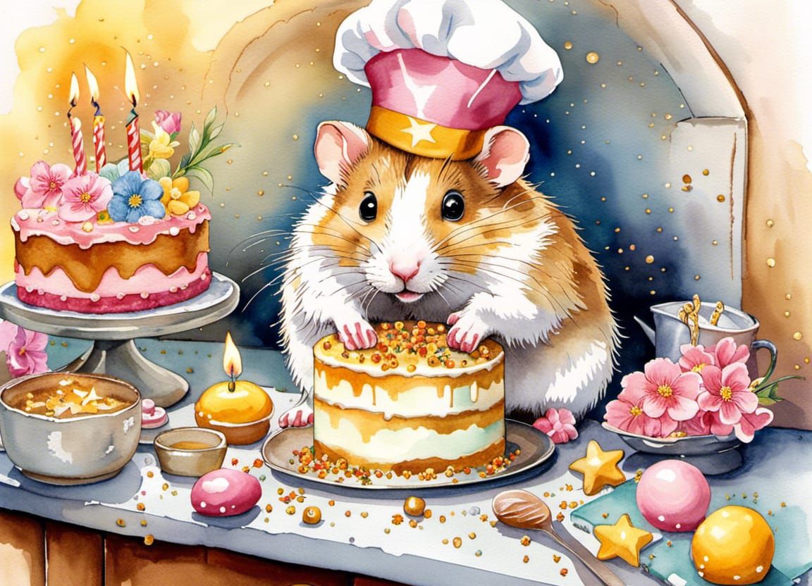 Baking a birthday cake: 100500th try