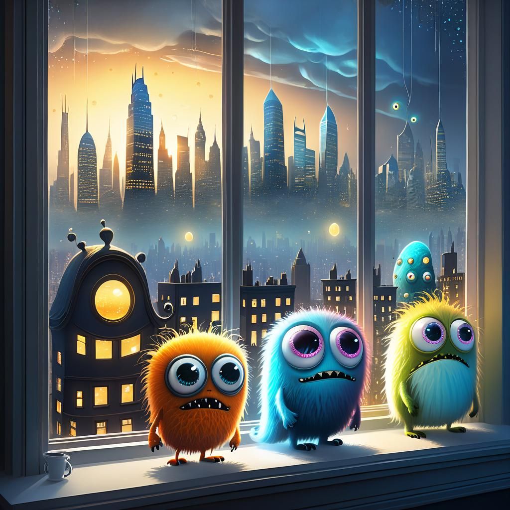 Whimsical Monsters on Display: Fantasy Art