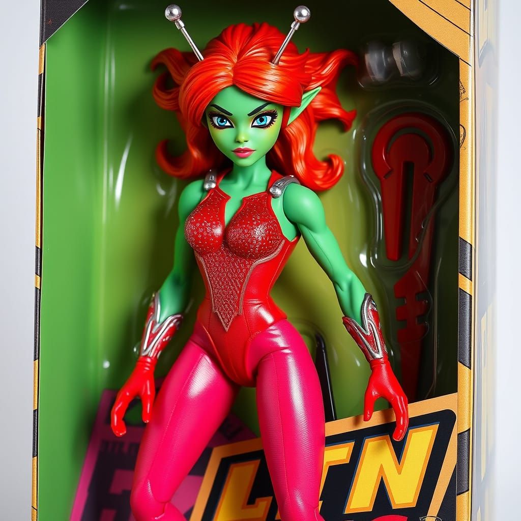 Galactic Warrior in Cyberpunk Armor