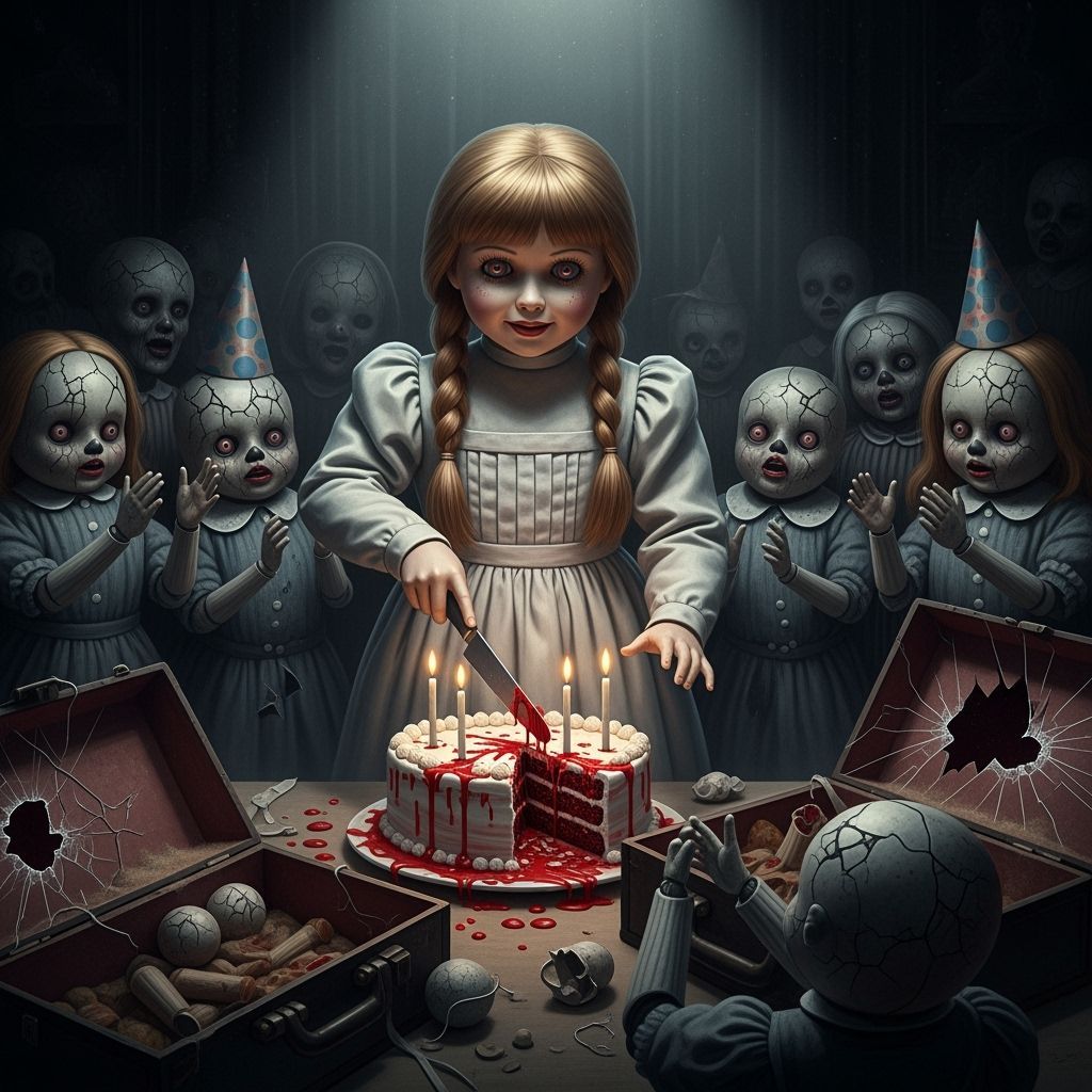 Spooky Birthday Party for Annabelle Doll