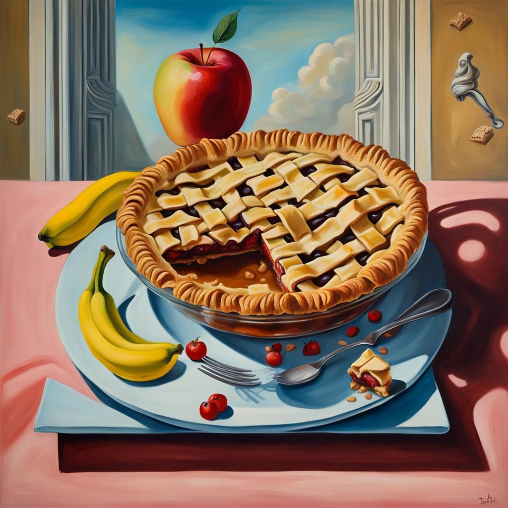 Surreal Food Still Life Inspired by Salvador Dali