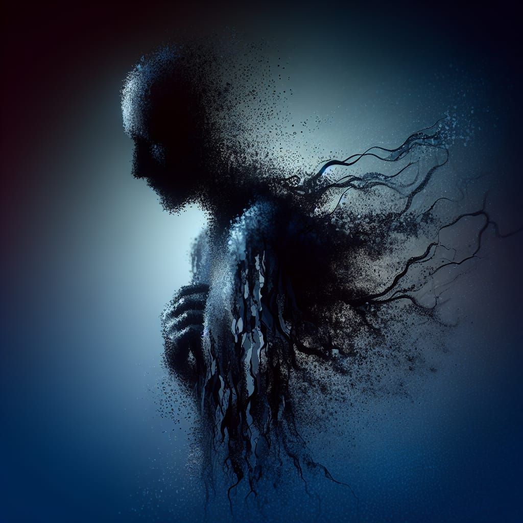 Surreal Descent into Melancholy Abstraction