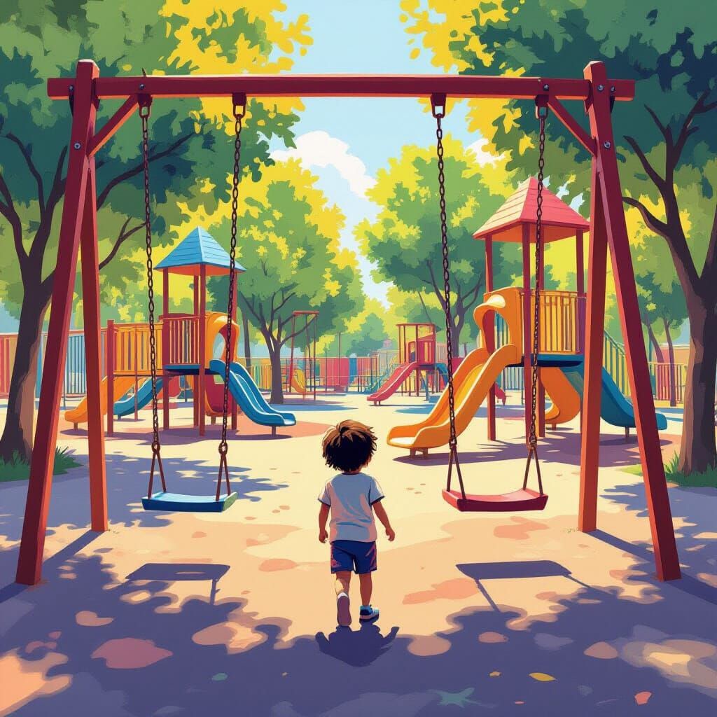 Child's Playground in Loish Style