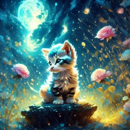 Kinkade-Inspired Cottagecore Dreamscape