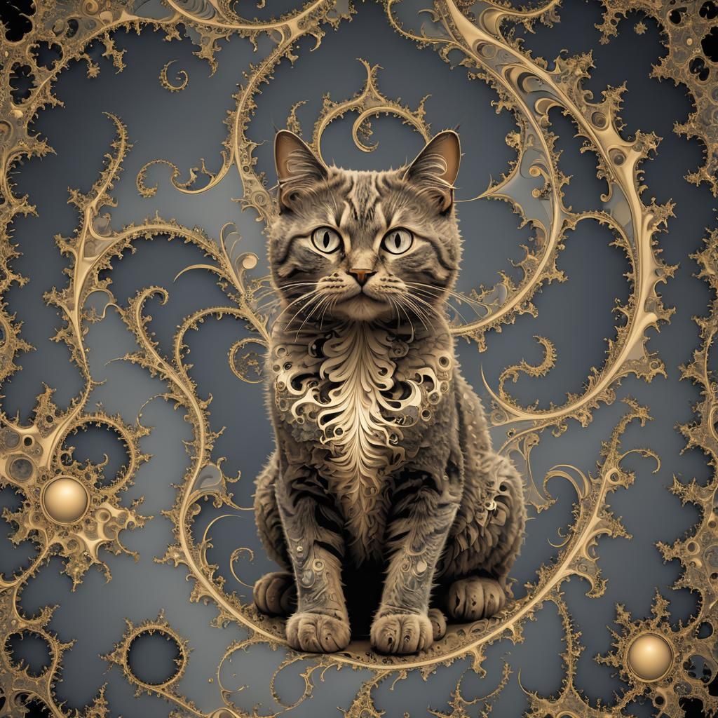 Fractal Cat: A Mandelbrot Set Creation