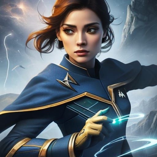 Star Trek & Hogwarts Crossover: Sci-Fi Fantasy Art