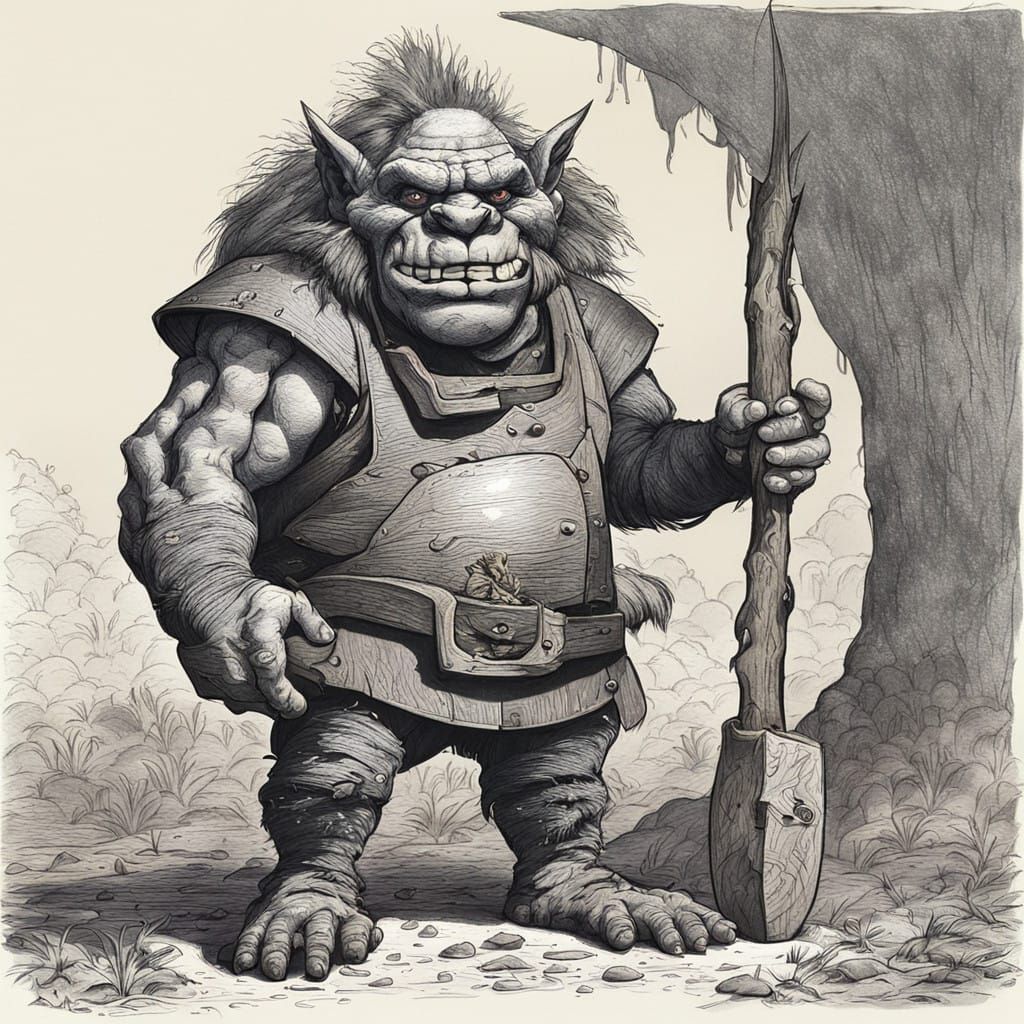 Troll Artist in Woodland Realm
