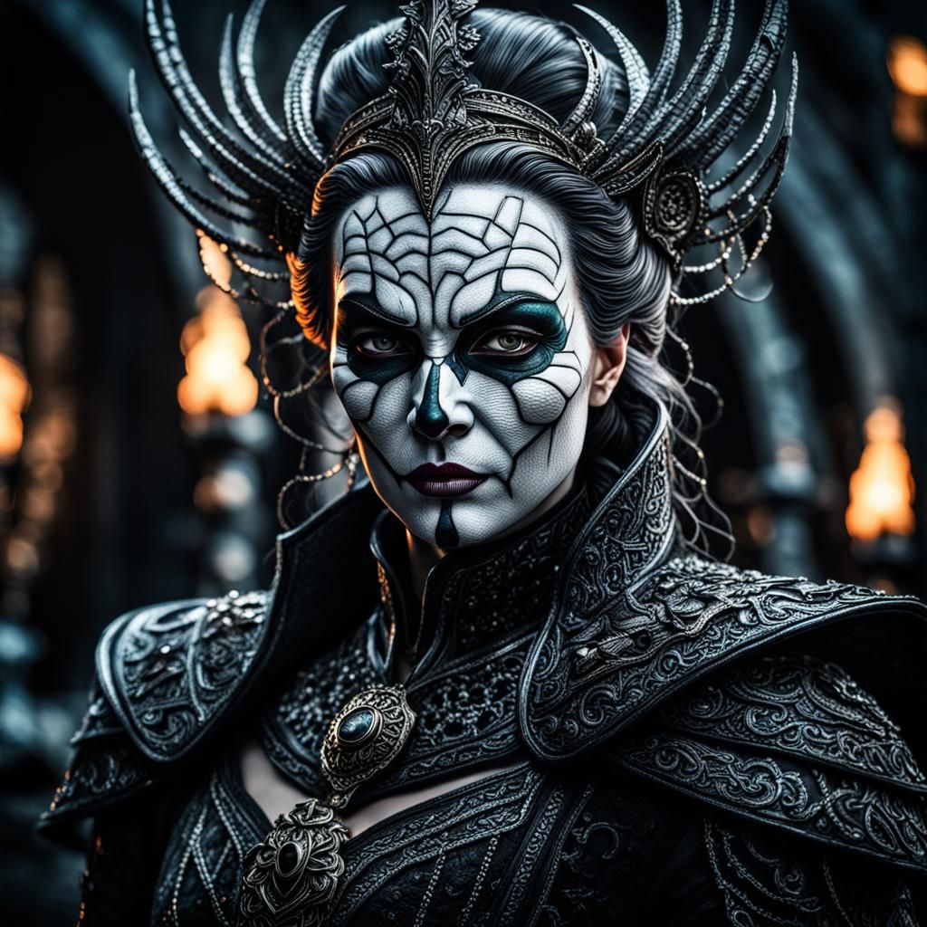 The most beautiful villain trying to get her way