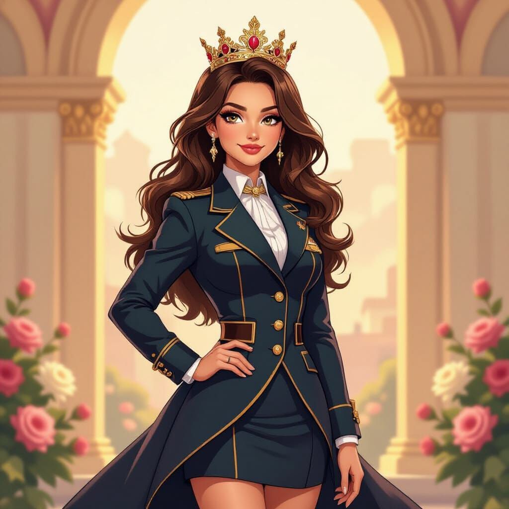 Remi: Queen of Wellston High in Pastel Portrait