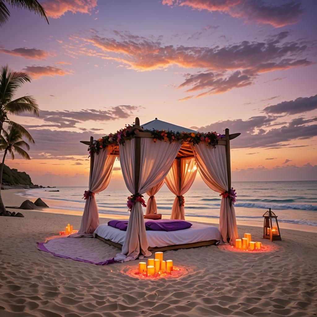 Golden Hour Tropical Paradise