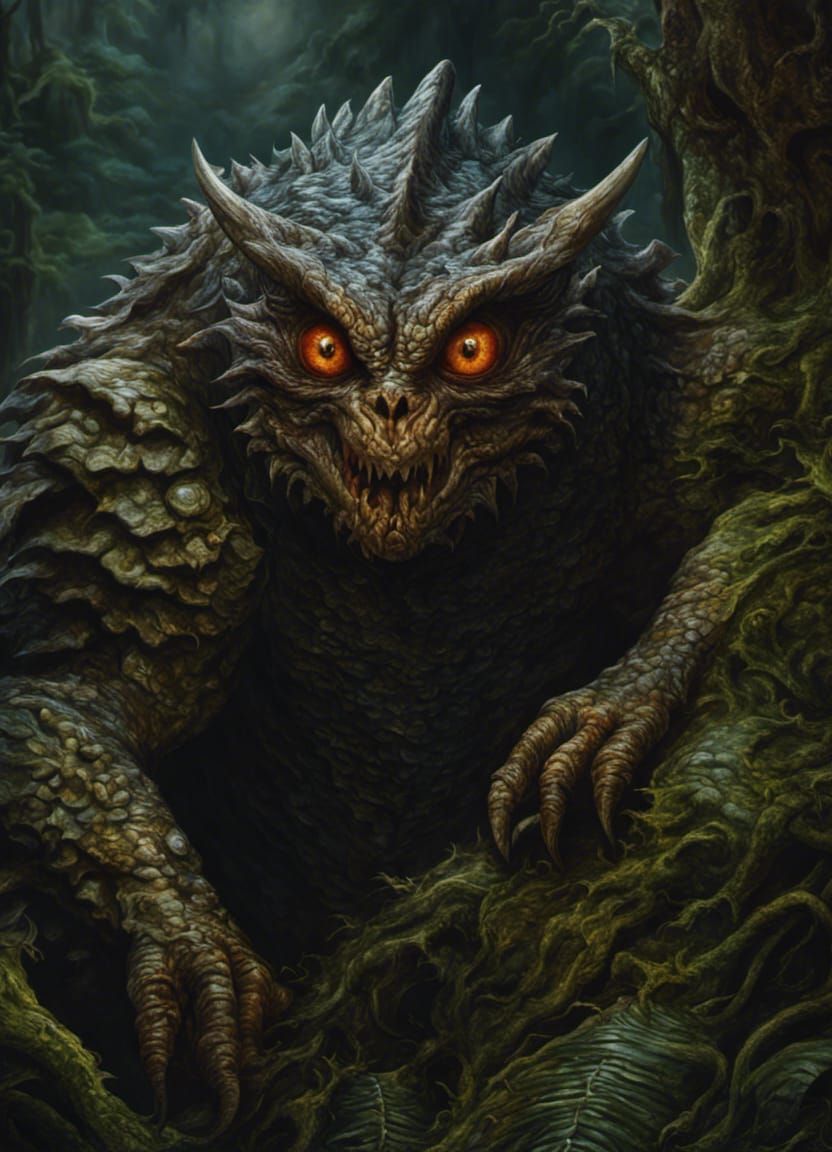 a surprise in the jungle