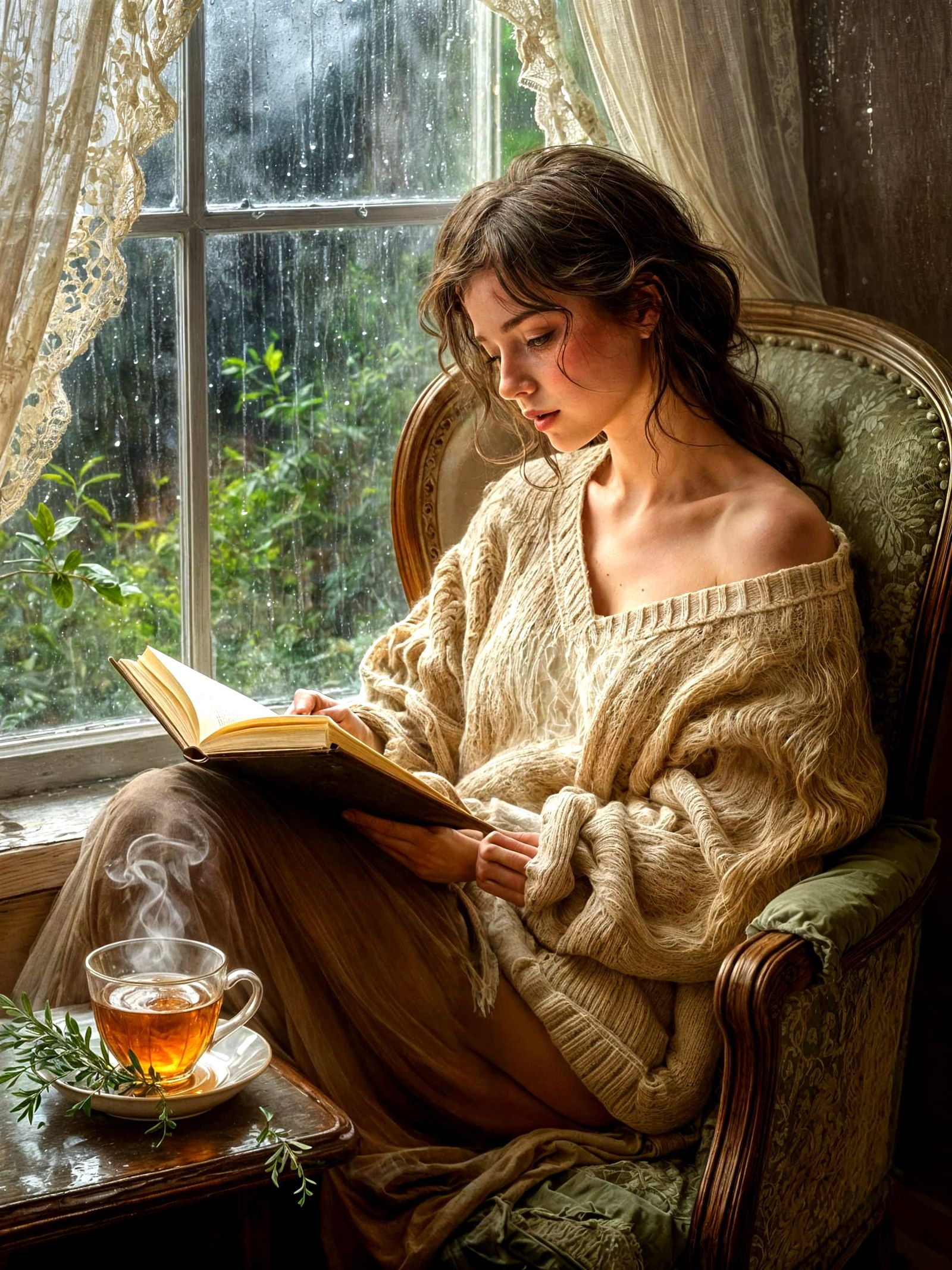 Warm beverage on A quite rainy day!