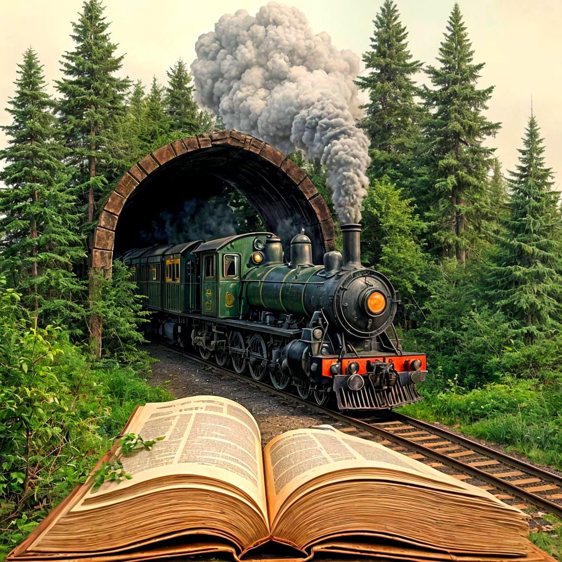 A literary tale of the forest locomotive!