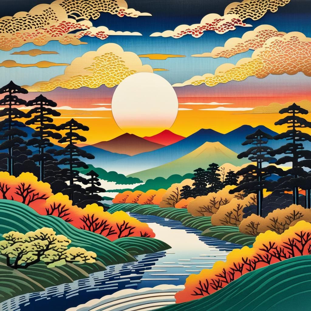 a paper collage