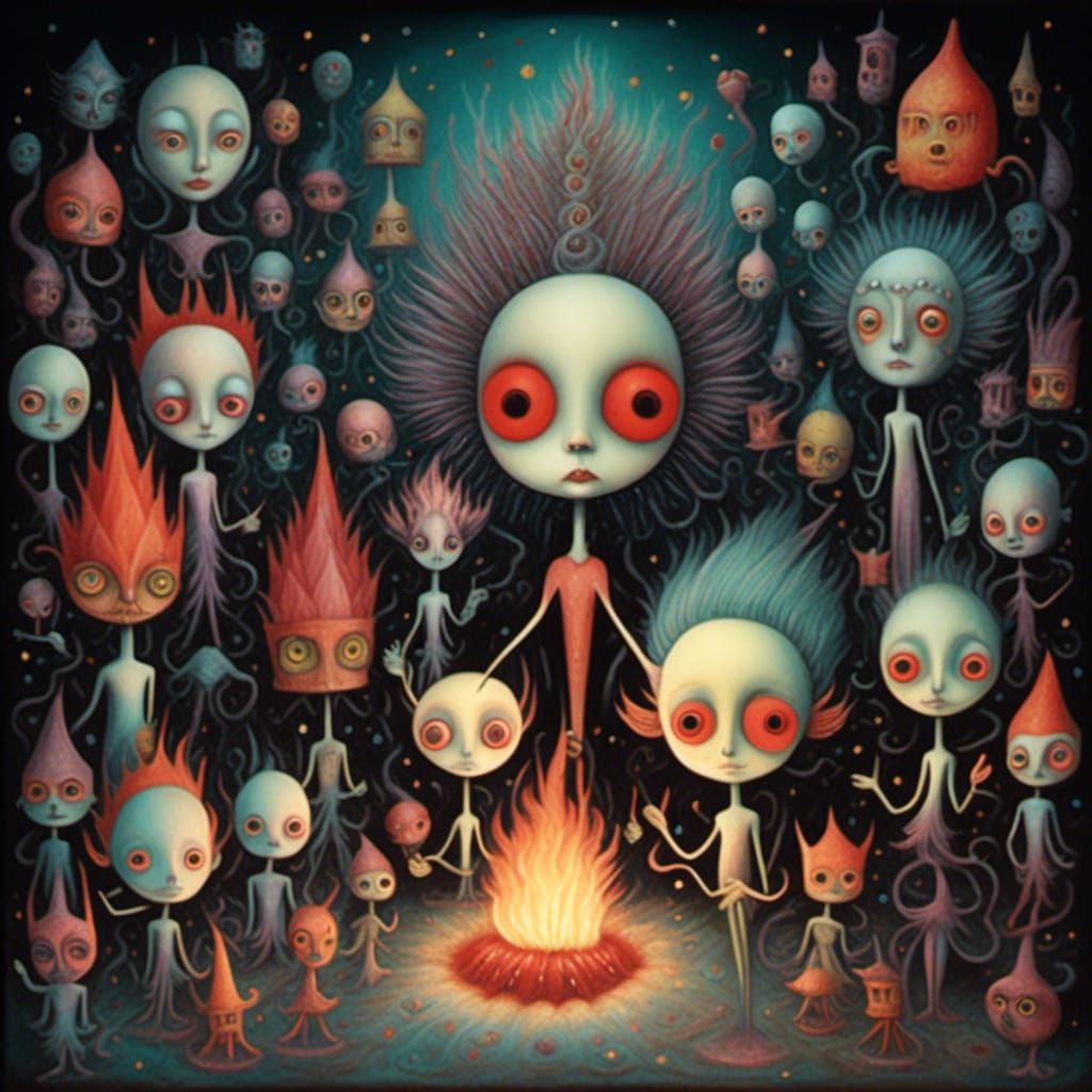 Surreal Bonfire of Vanities and Hypocrisy