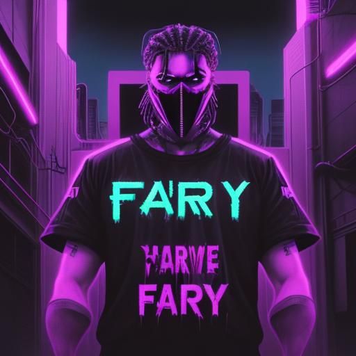 Fear Factory! in Synthwave Neon Style