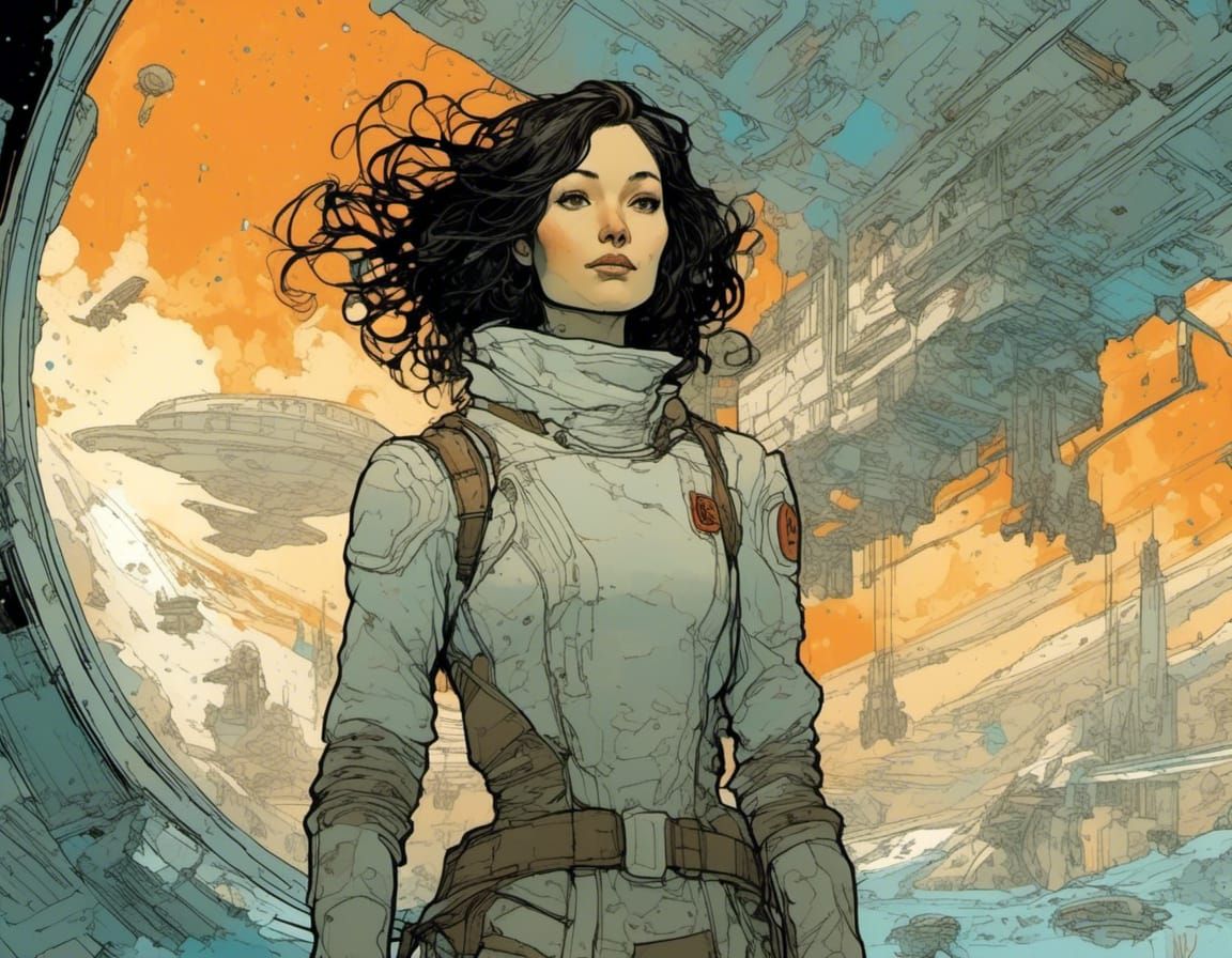 <lora:Chromaflow:1.0> the Station