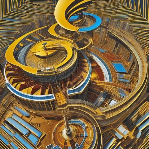 Vibrant Composition in Hyperrealistic Style