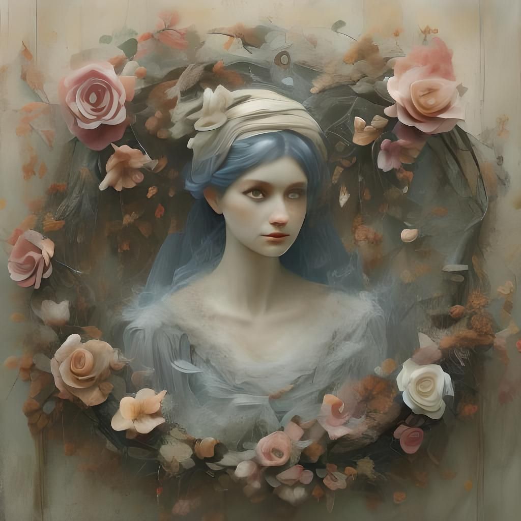 Detailed Portrait of Boy with Flower in 8K