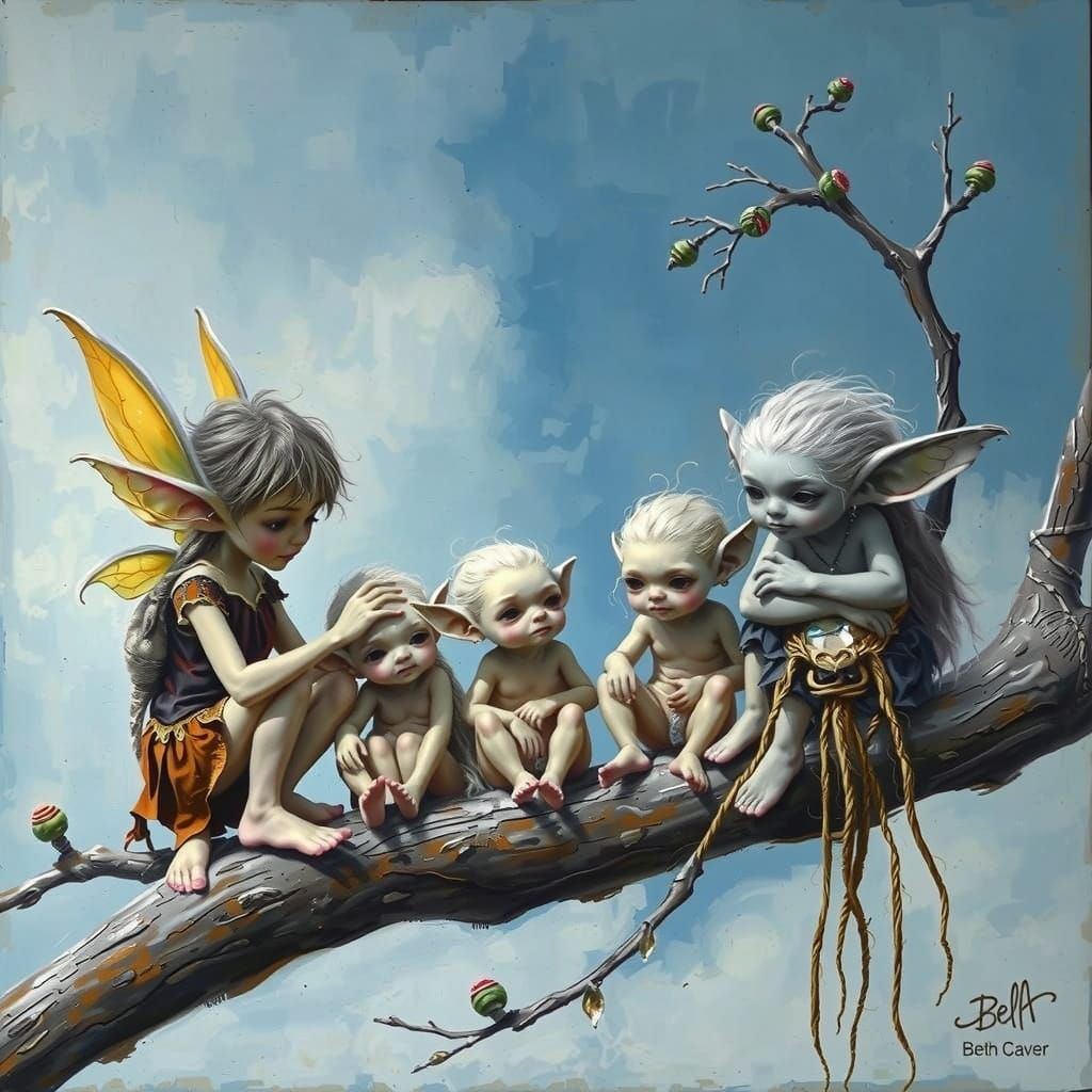 Luminancy transparency blue sapphire jewellery with elf and ...