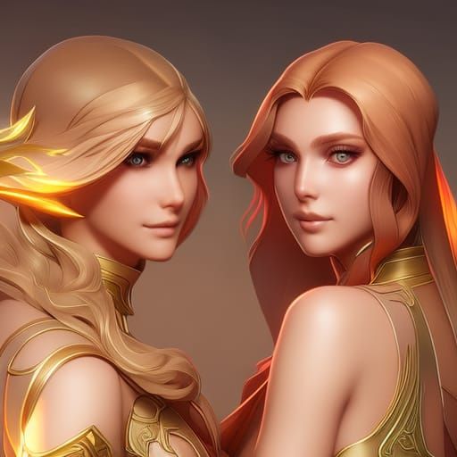 Lovebird Portrait in Hyperdetailed Digital Art Style