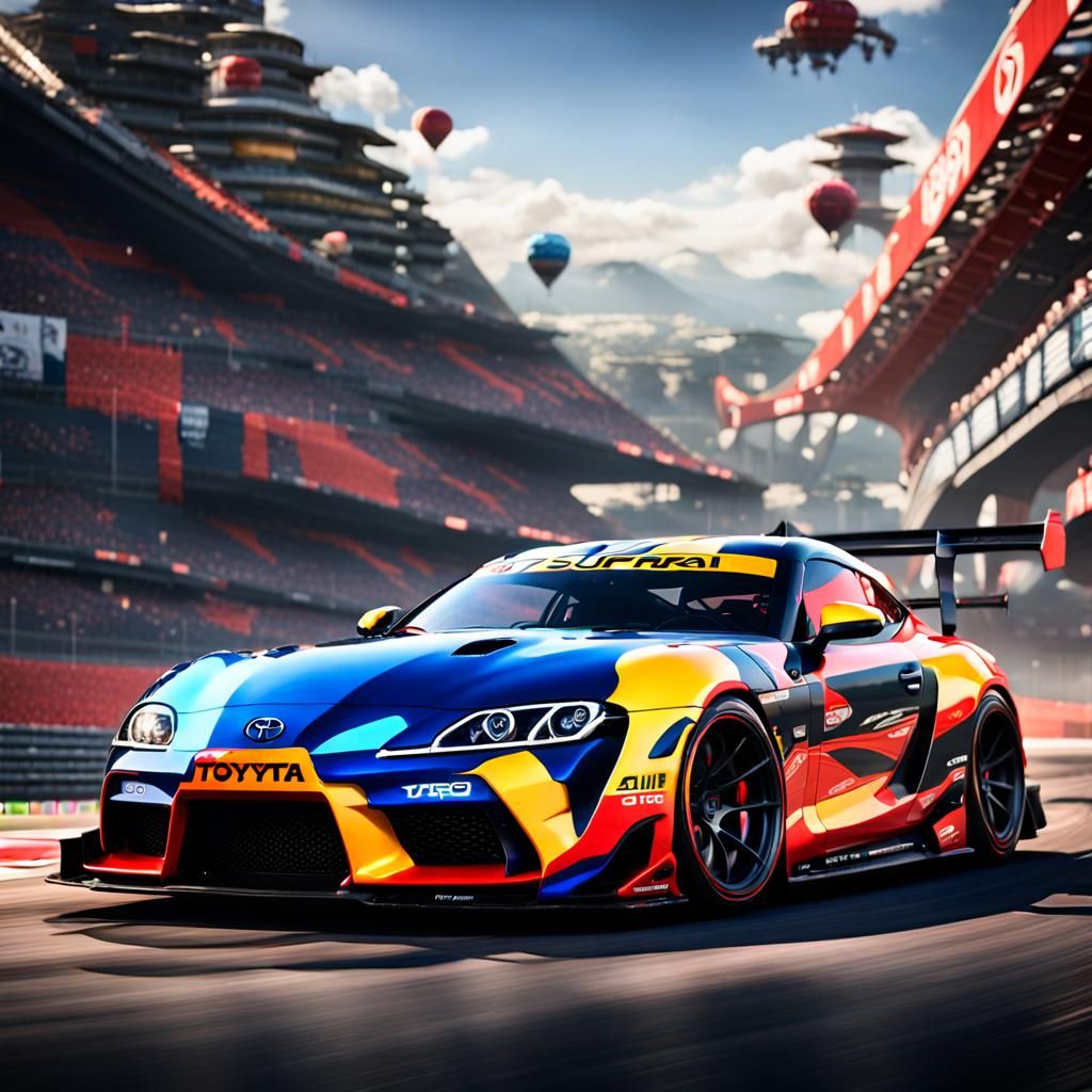 Toyota Supra and GTR34: Detailed Matte Painting