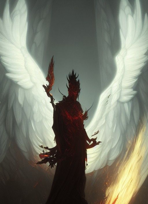 Lucifer, Prince of Pride: Dark Fantasy Concept Art