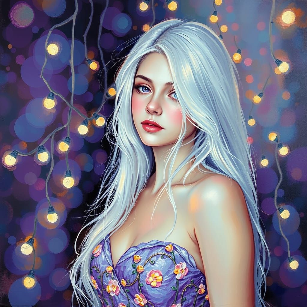 Enchanting Neo-Impressionist Princess