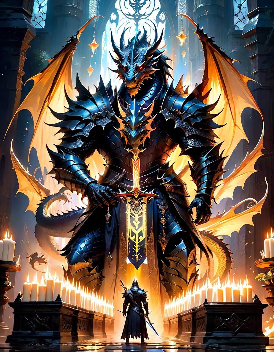 Dragon King Knight in Magic Dungeon