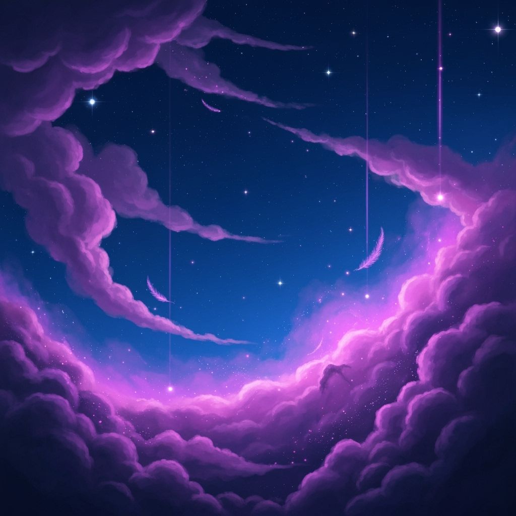 Vegas Showgirl in Nebula, Stylized Digital Art