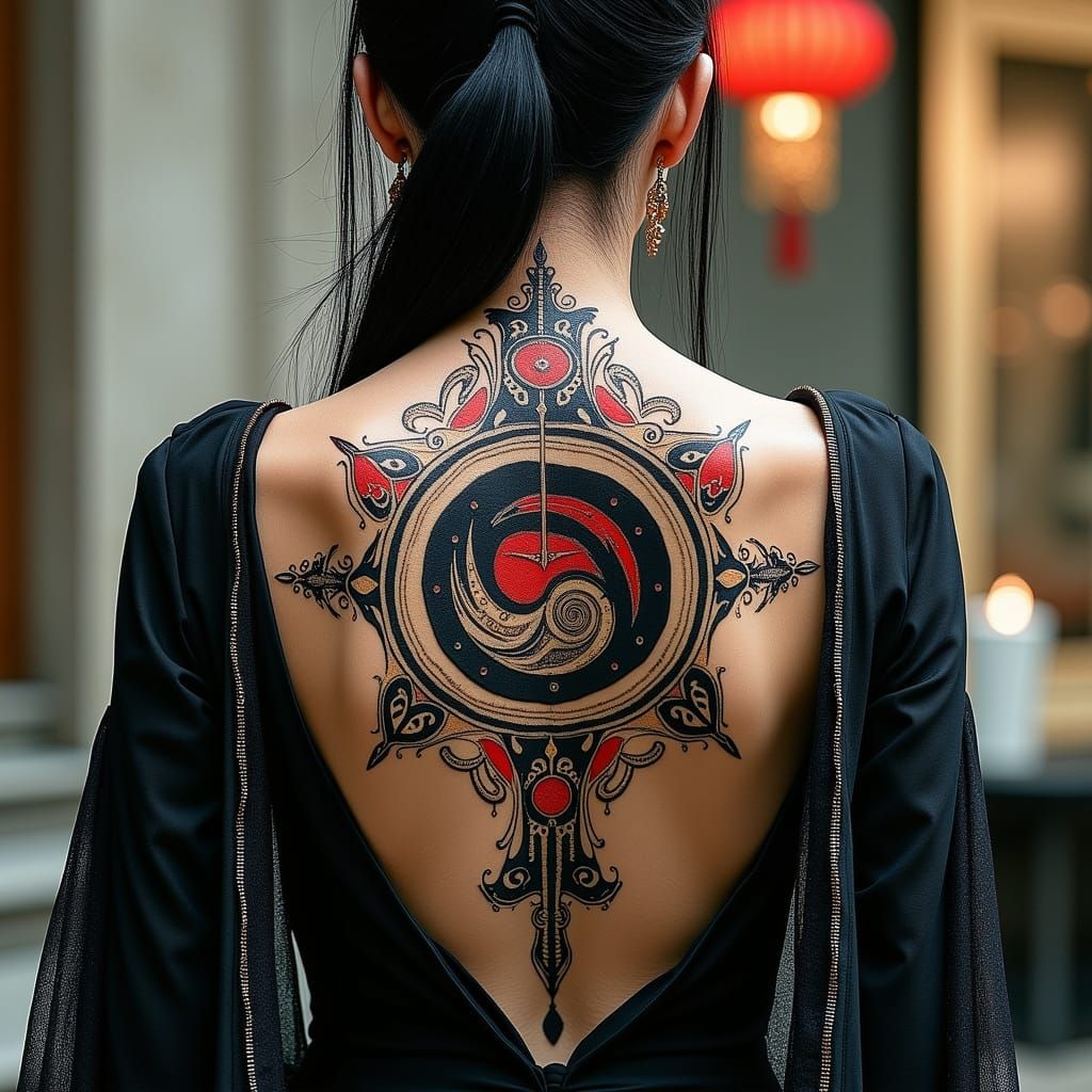 Symbolic Tattoo Design Inspired by Jujutsu Kaisen