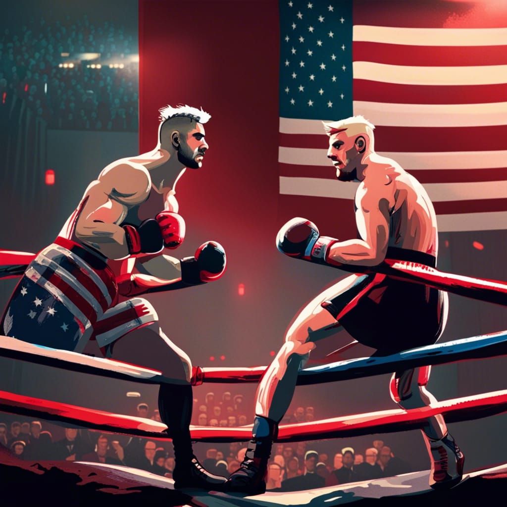 Rocky vs. Drago: Cyberpunk Boxing in 2099